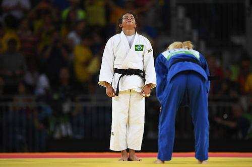 Sarah Menezes chega às quartas / Foto: Laurence Griffiths / Getty Images